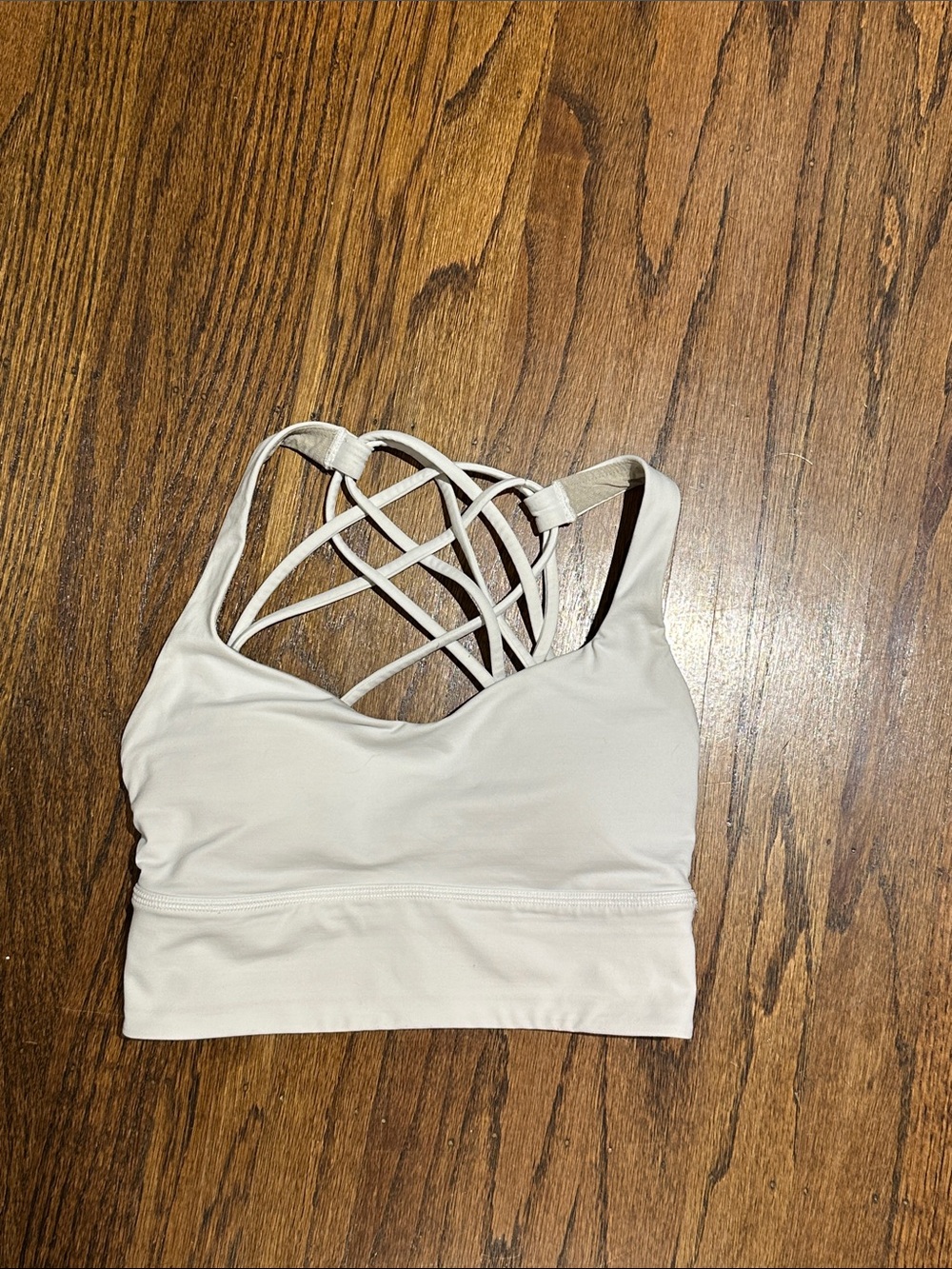Lululemon Free to Be Wild Longline Bra size 2 white